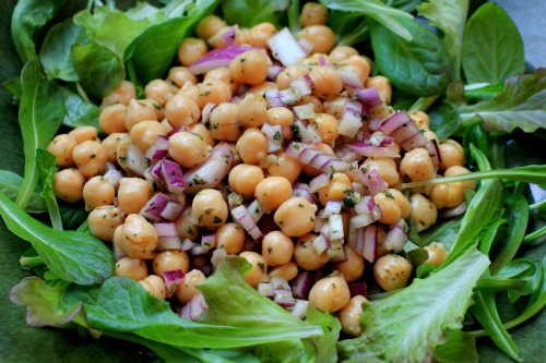 Chickpea Salad with Cumin and Lime
