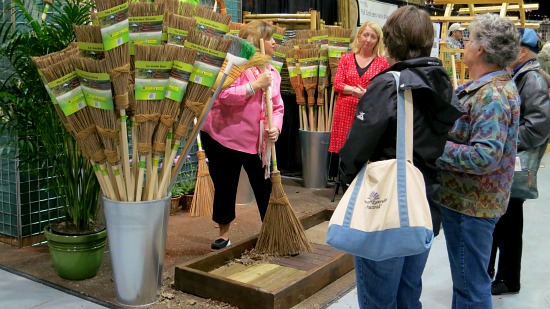 Northwest Home and Garden Show – Tool Sheds, Olive Baskets, Hydroponics, Mushrooms, Tree Faces, Wooden Brooms + More