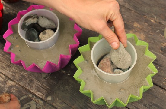 How to Make a Concrete Planter - One Hundred Dollars a Month