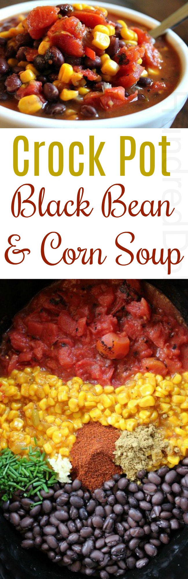 Easy Slow Cooker Recipes – Black Bean and Corn Soup