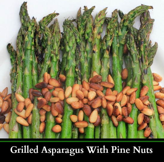 Grilled Asparagus With Pine Nuts Recipe