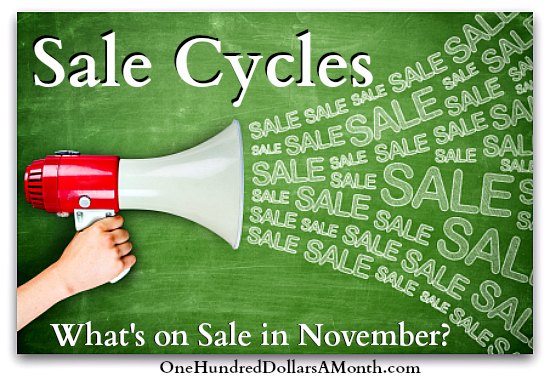 Sales Cycles – What’s on Sale in November?