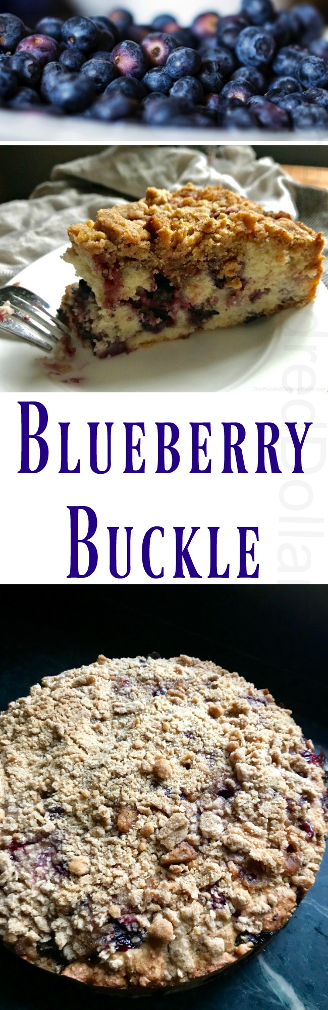 Sunday Brunch Recipes – Blueberry Buckle Revisited