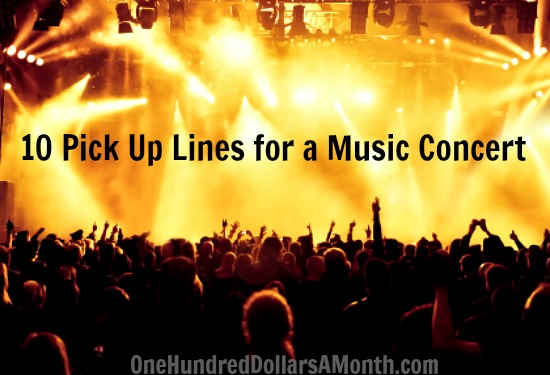 10 Pick Up Lines for a Music Concert