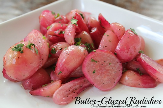 Butter-Glazed Radishes