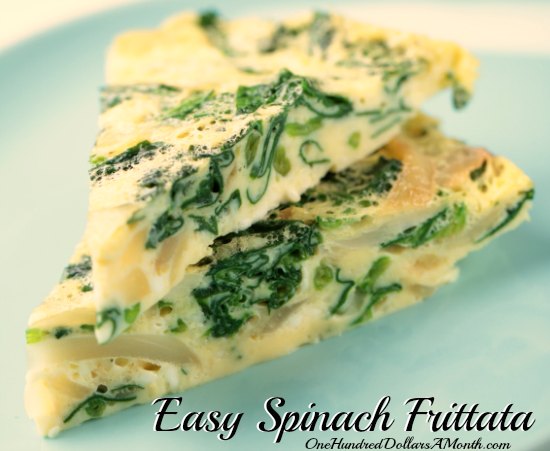 Easy Spinach Frittata Recipe