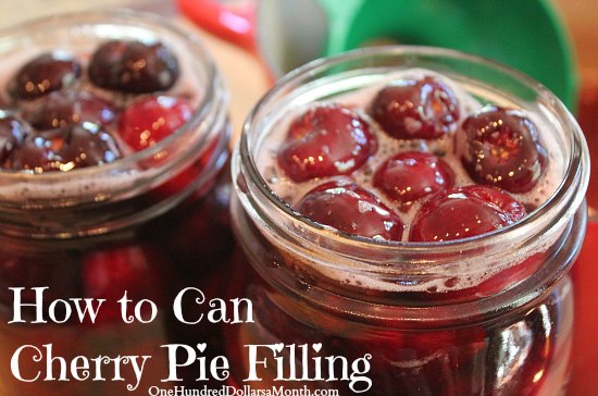 Canning 101 Recipe - Cherry Pie Filling