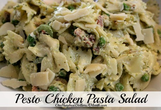 Pesto Chicken Pasta Salad