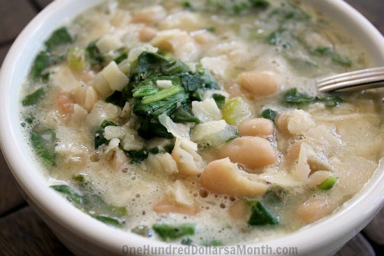 Spinach and White Bean Soup