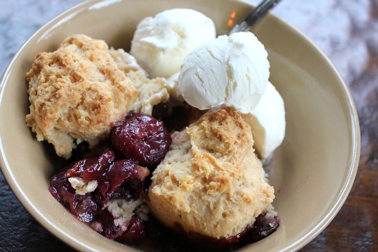 Sweet Cherry Cobbler