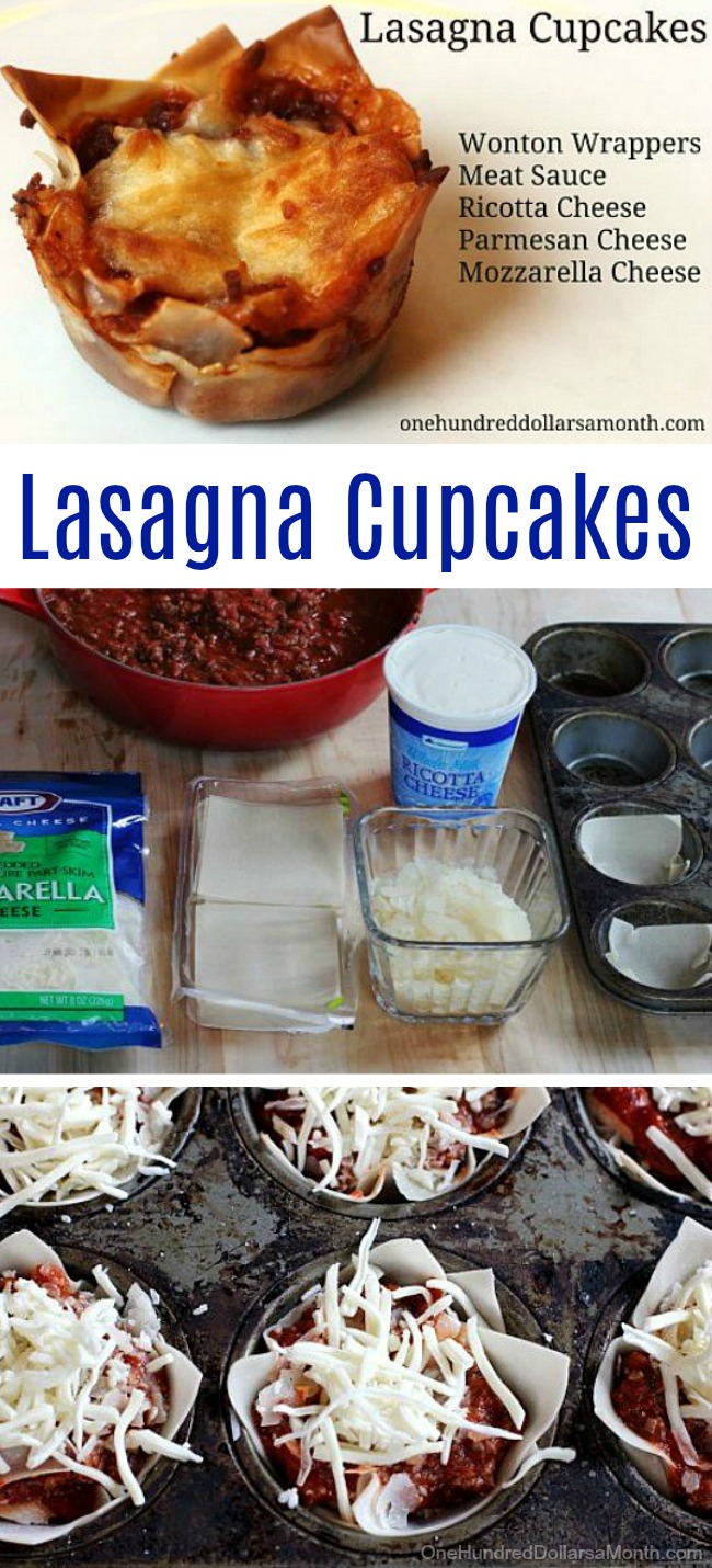 How to Make Lasagna Cupcakes