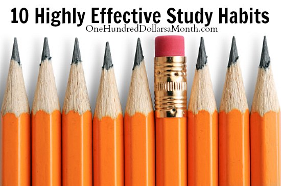 10 Highly Effective Study Habits