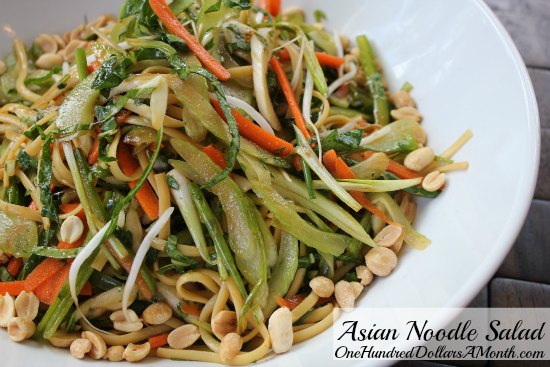Asian Noodle Salad with Bok Choy
