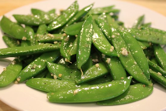 Sugar Snap Peas with Garlic