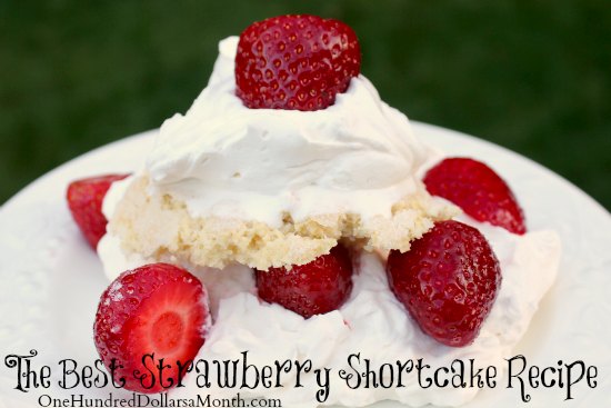 Quick and Easy Strawberry Shortcake With Chocolate Chips