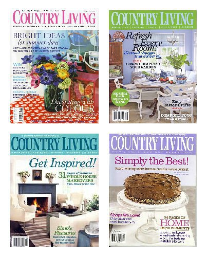 Country Living Magazine 1 Year Subscription only $5.99