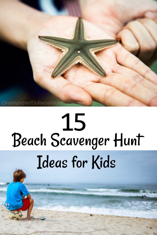 Beach Scavenger Hunt - One Hundred Dollars a Month