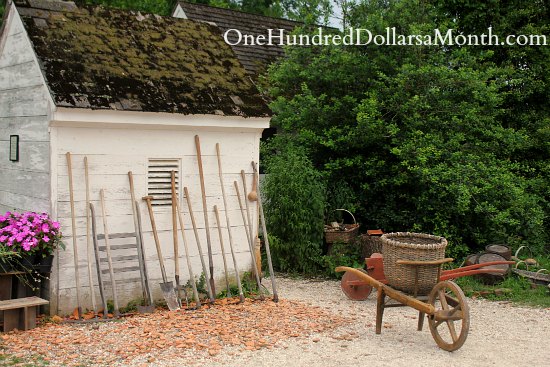 Gardens in Colonial Williamsburg, Va