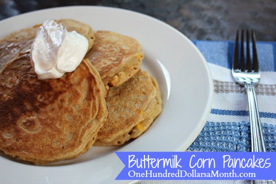 Buttermilk Corn Pancakes