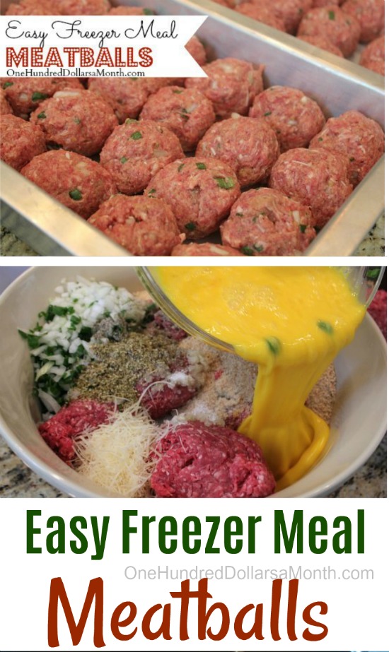 Easy Freezer Meal Meatballs