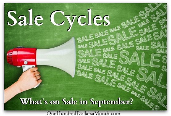 Sales Cycles – What’s On Sale in September?