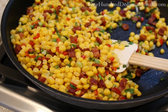 Savory Corn Cobbler with Bacon