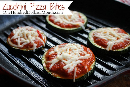 Zucchini Pizza Bites