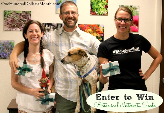 Giveaway – THREE Botanical Interests Seed Collections
