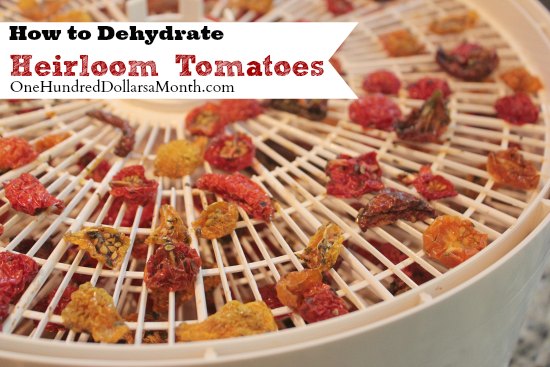 How to Dehydrate Heirloom Tomatoes