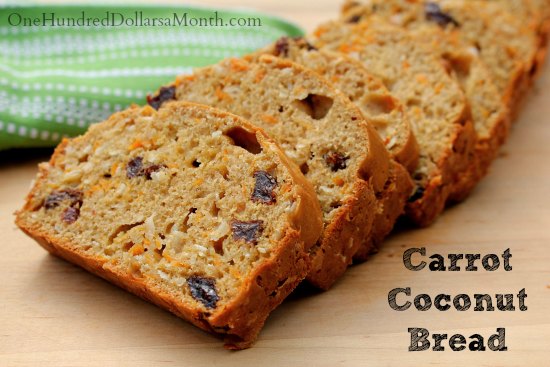 Carrot Coconut Bread