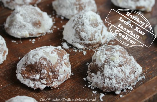 Hershey’s Secret Kiss Snowball Cookies