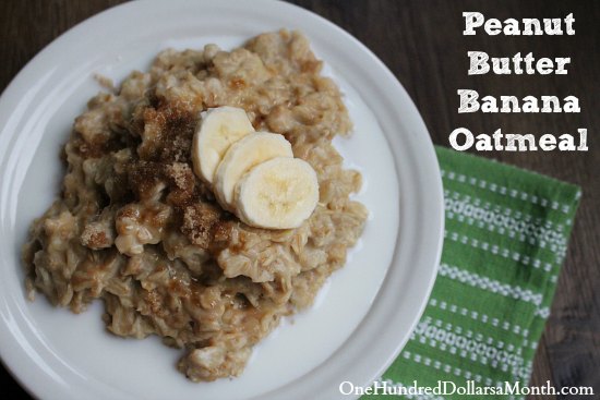Peanut Butter Banana Oatmeal