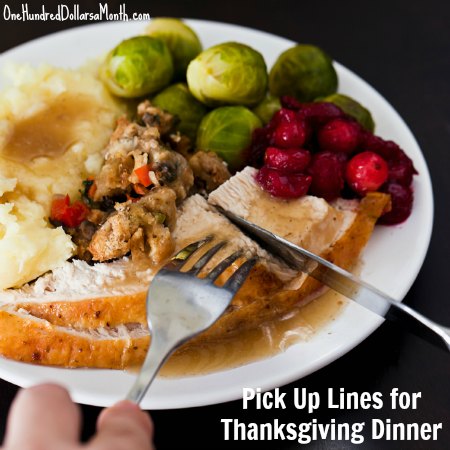 Pick Up Lines for Thanksgiving Dinner