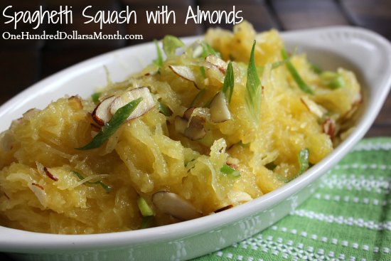 Spaghetti Squash with Almonds