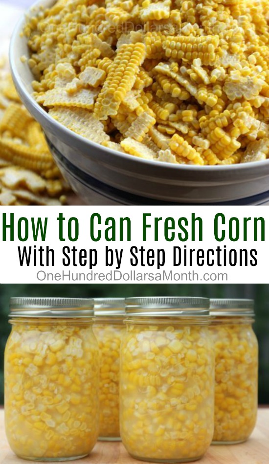 How to Can Fresh Corn