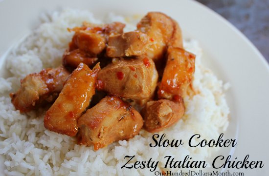 Easy Slow Cooker Meals – Zesty Italian Chicken