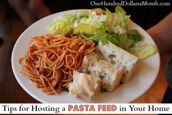 Tips for Hosting a Pasta Feed in Your Home