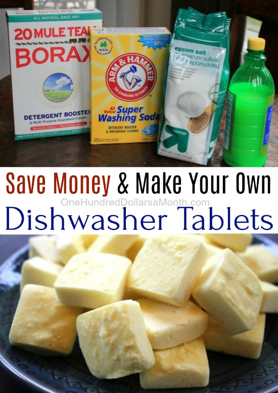 DIY Dishwasher Tablets