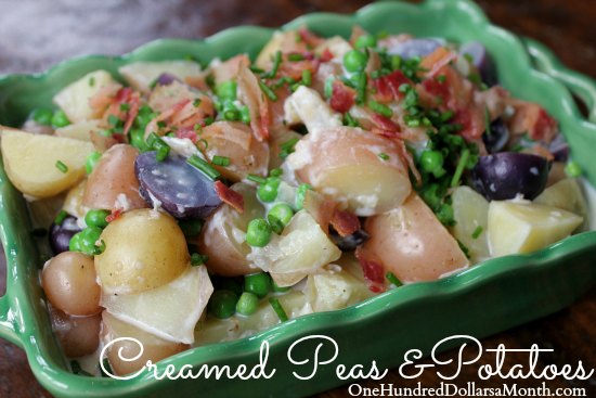 Creamed Peas and Potatoes Recipe