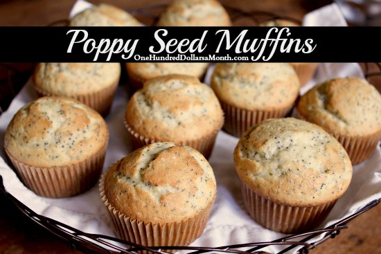 Homemade Poppy Seed Muffins