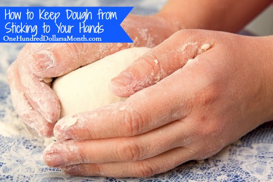 Easy Kitchen Tip – How to Keep Dough from Sticking to Your Hands