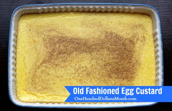 Old Fashioned Egg Custard Recipe One Hundred Dollars A Month,Meso Food