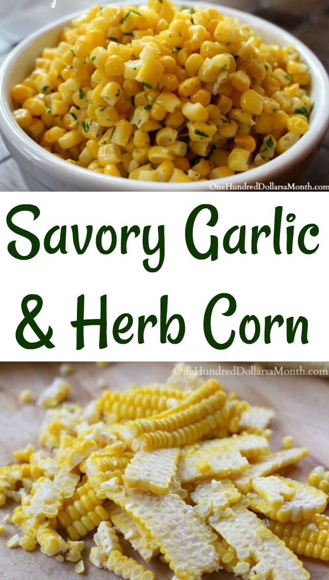 Savory Garlic and Herb Corn