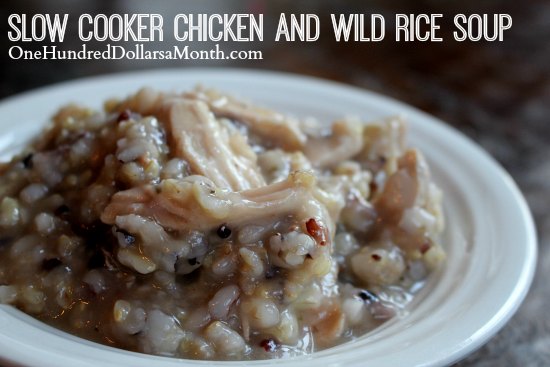 Slow Cooker Chicken and Wild Rice Soup