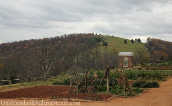 Thomas Jefferson’s Monticello Garden in the Fall