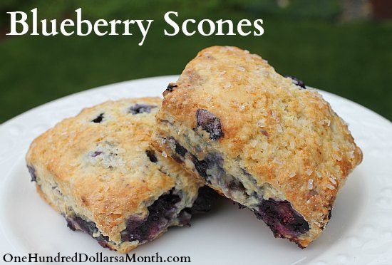 Homemade Blueberry Scones