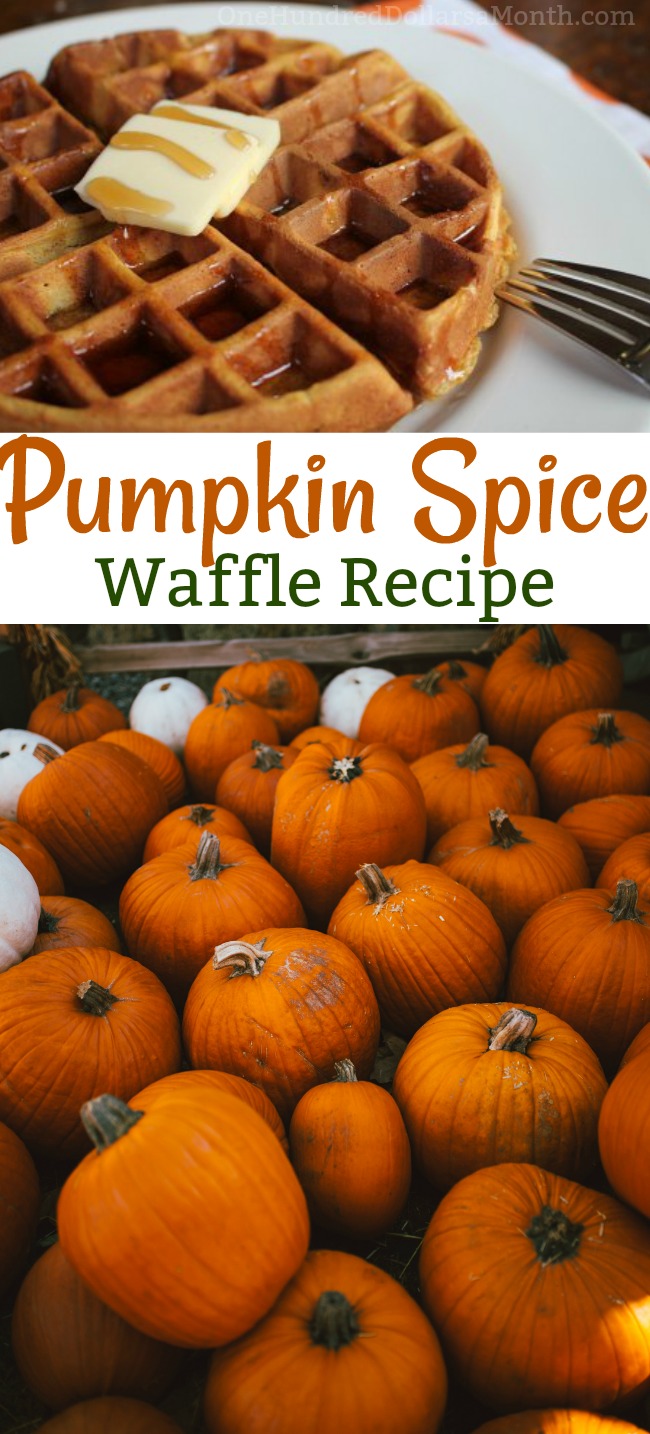 Pumpkin Spice Waffles