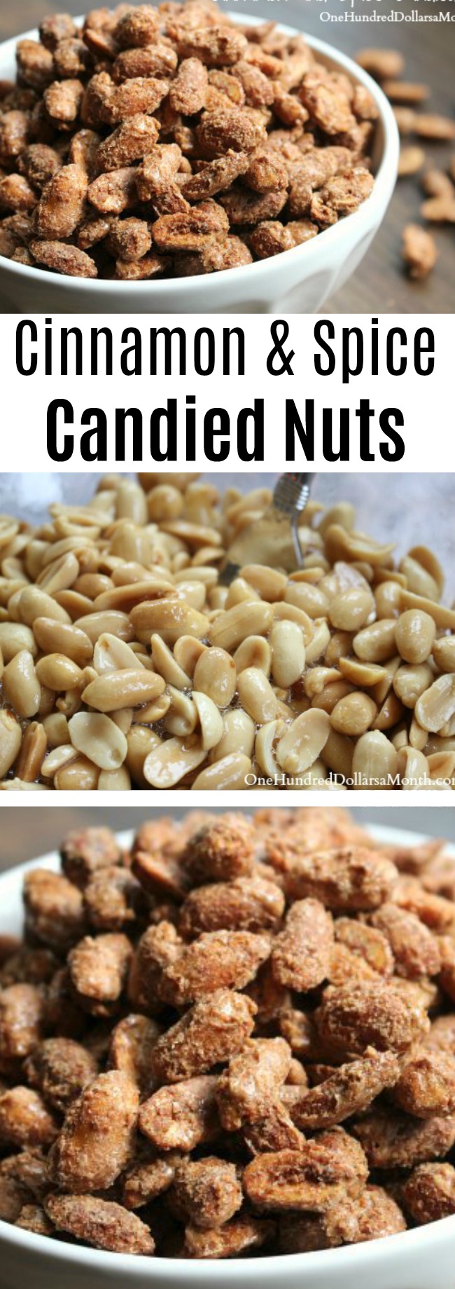 Cinnamon and Spice Candied Nuts