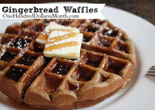 Gingerbread Waffles