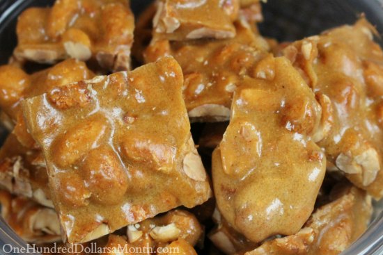 Microwave Cinnamon Peanut Brittle Recipe